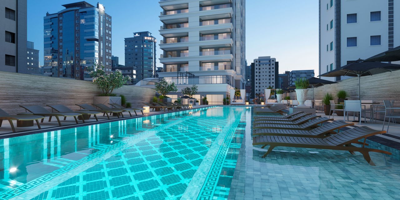Venda de Luxuoso Apartamento em Construção de 4 Quartos na Meia Praia, Itapema-SC: 4 Suítes, 1 Banheiro, 3 Vagas, 213,72m².