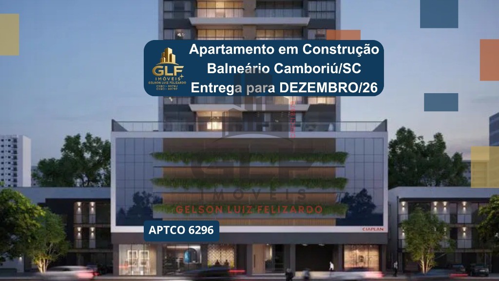 Apartamento em Construção em Balneário Camboriú/SC com 177,74m² área privativa, com área de lazer completa não perca essa oportunidade