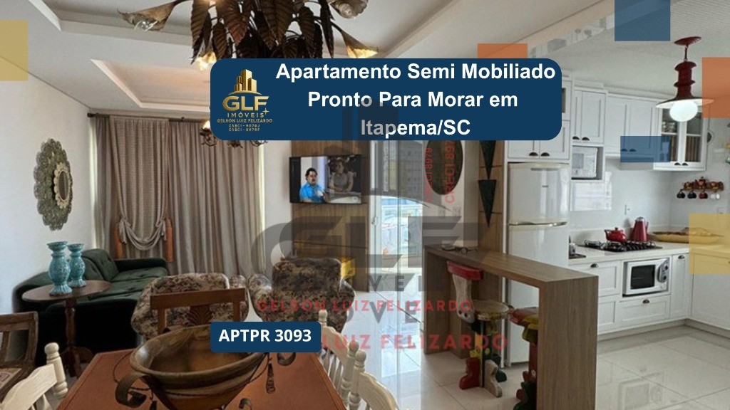 Apartamento de Alto Padrão na cidade de Itapema/SC, no bairro Meia Praia, com 3 Suítes e 2 Vagas de Garagem. Localização Privilegiada.