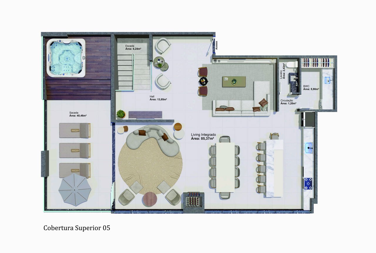 Apartamento de luxo Pronto à venda em Balneário Camboriú-SC, Centro: 3 quartos, 3 suítes, 4 banheiros, 3 vagas, 240m². Venha conferir!