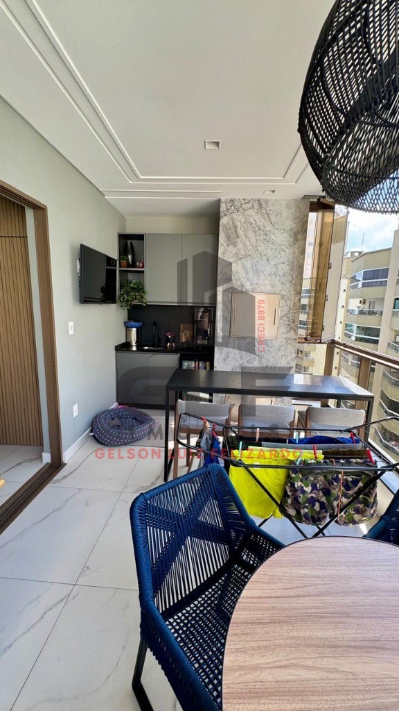 Apartamento Pronto em Itapema/SC com 134,79m² área privativa sendo 3 suítes 4 vaga de garagem, área de lazer