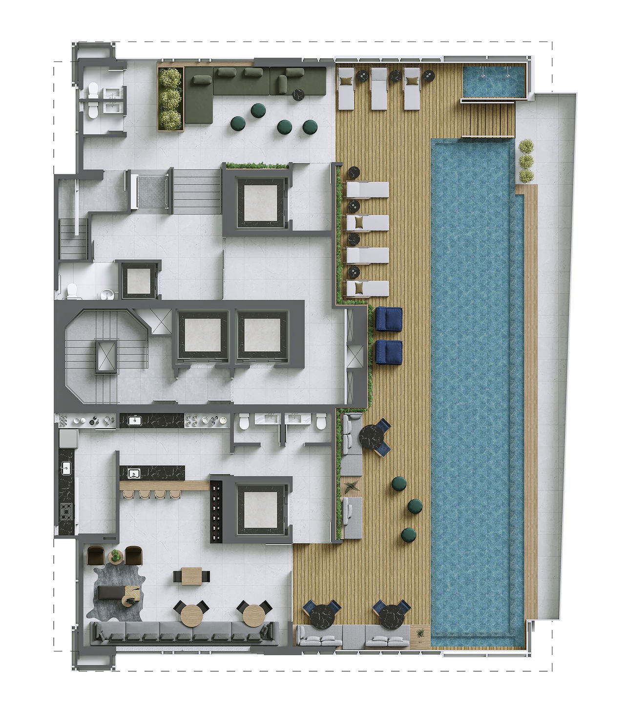 Imperdível apartamento em Construção à venda em Balneário Camboriú-SC: 4 suítes, 1 banheiro, 4 vagas de garagem, 200,00 m² no Centro.