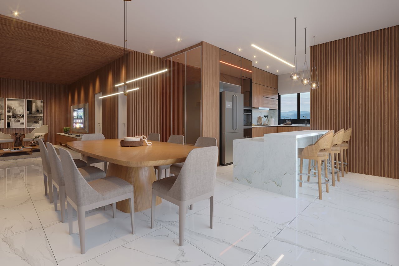 Apartamento em Construção no Perequê Porto Belo/SC com 153,55m² área privativa sendo 3 suítes, 2 vagas de garagem, área de lazer completa