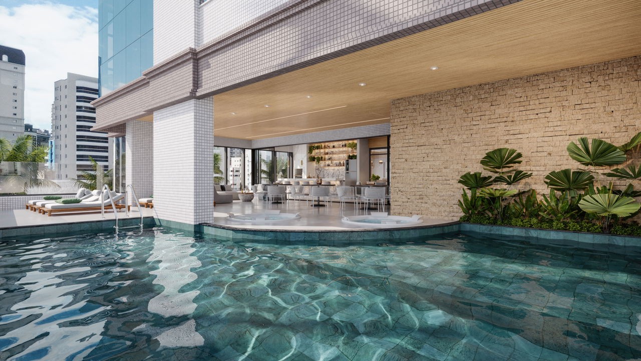Apartamento de luxo em Construção na Meia Praia: 4 quartos, 4 suítes, 4 banheiros, 2 vagas de garagem, 202m² de área em Itapema-SC.