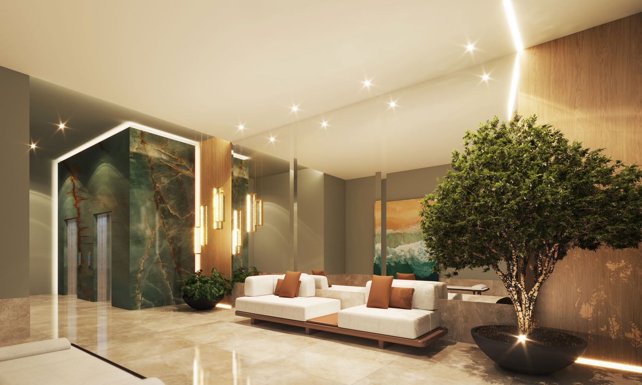 Apartamento em Construção em Itapema/SC na Meia Praia, com 262m² de área total e 3 Suítes, a 260m do mar. Lazer Completo. Ótimo Investimento.