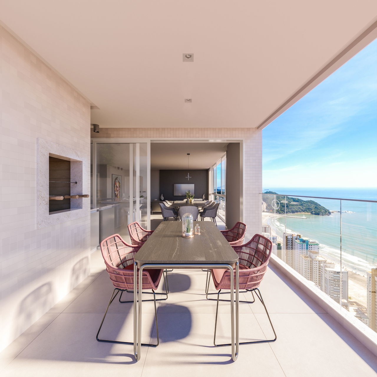 Luxuoso apartamento em Construção de 4 quartos e 4 suítes no Centro de Balneário Camboriú-SC com 3 vagas de garagem!