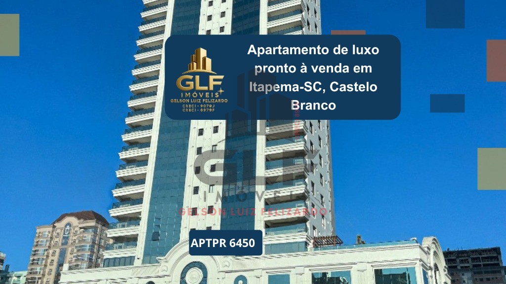 Apartamento de luxo pronto à venda em Itapema-SC, Castelo Branco: 4 quartos, 4 suítes, 5 banheiros, 3 vagas de garagem, 183,15 m².