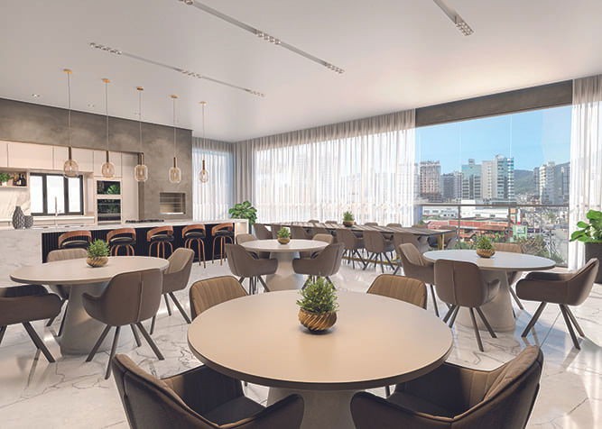 Apartamento em Construção em Itapema/SC no bairro Meia Praia, 4 Suítes e 3 Vagas de garagem, com Lazer Completo, a 400m do mar. Bem Localizado.