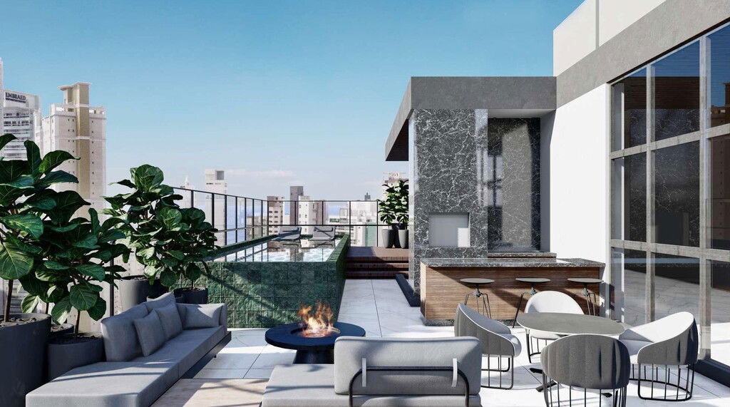 Apartamento de Luxo em Construção à Venda no Centro de Balneário Camboriú - 3 Quartos, 3 Suítes, 4 Banheiros, 3 Vagas de Garagem - 141,29 m²