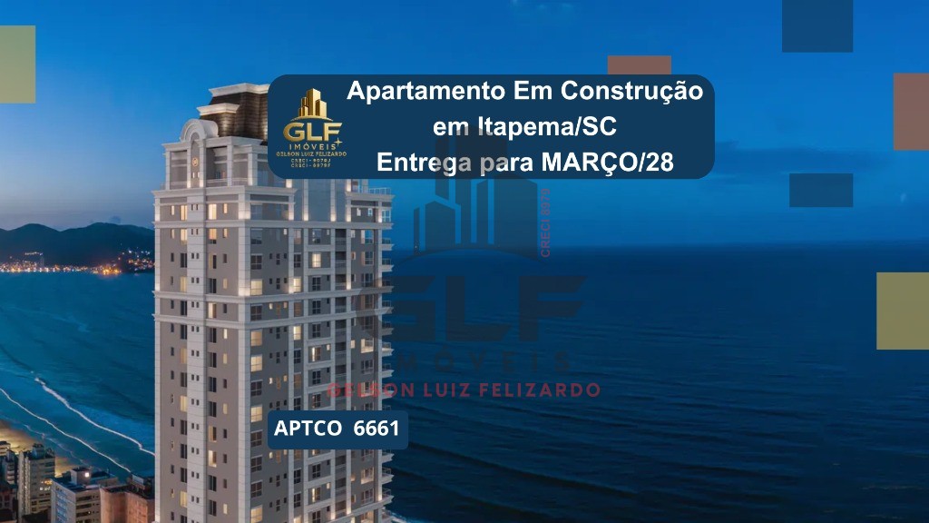 Venda de Luxuoso Apartamento em Construção de 4 Quartos na Meia Praia, Itapema-SC: 4 Suítes, 1 Banheiro, 3 Vagas, 213,72m².
