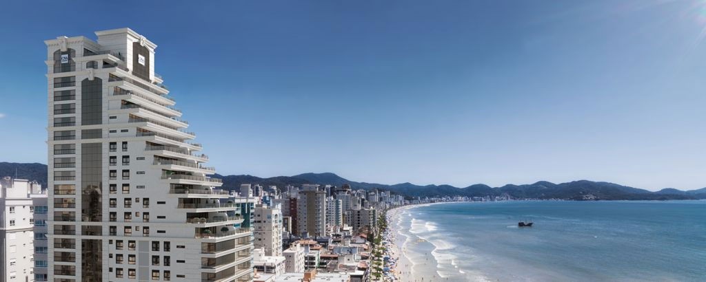 Apartamento em Construção na cidade de Itapema/SC na Meia Praia, com 252m², 4 suítes e 3 vagas de garagem. Localização privilegiada a penas 50m do mar