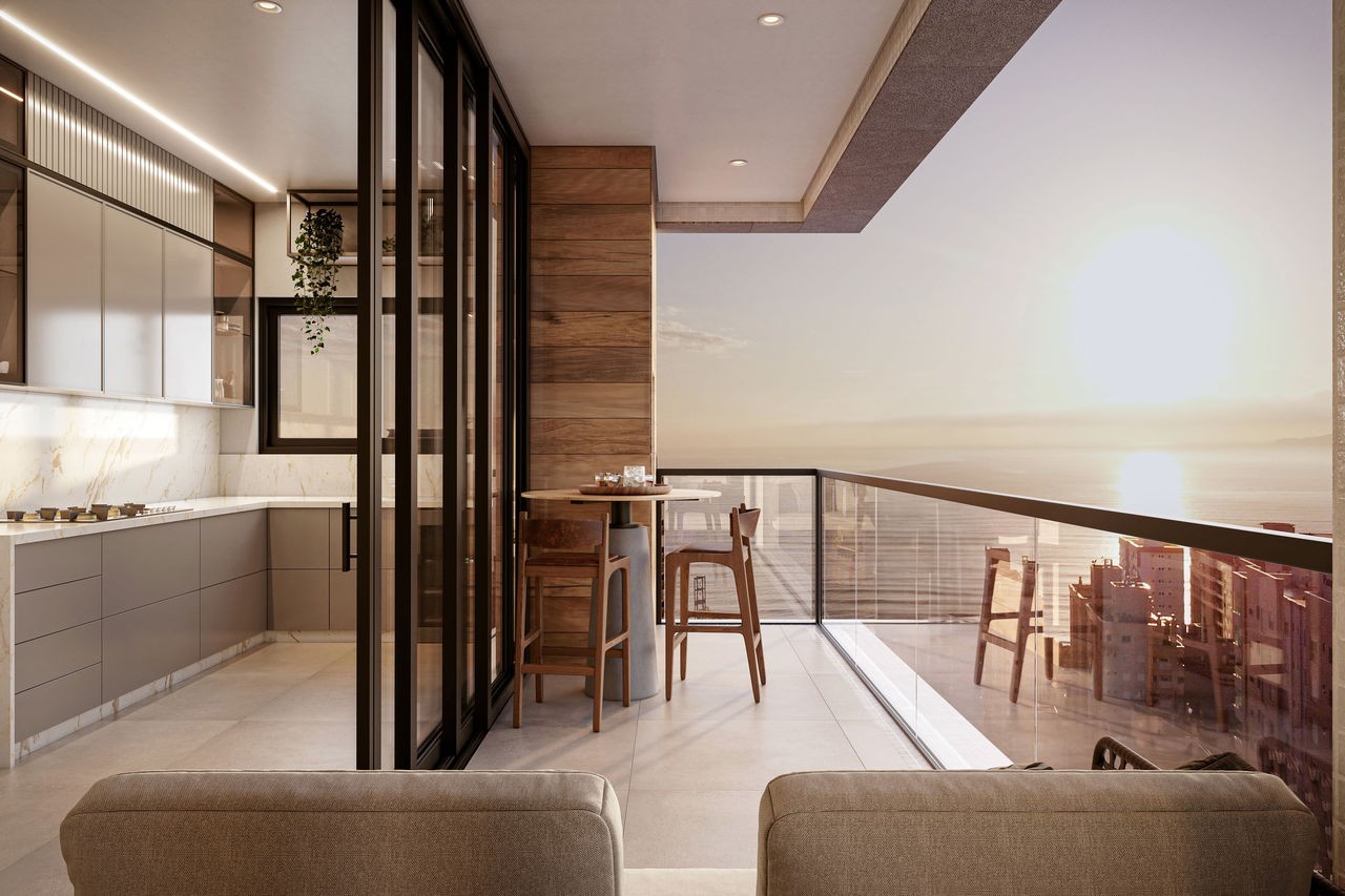 Apartamento em Construção em Itapema/SC no bairro Meia Praia, 3 dormitórios e 2 Vaga de garagem, com Lazer Completo. Bem localizado. Investir