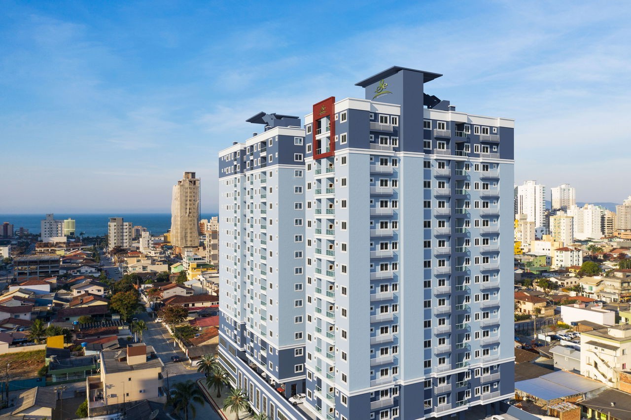 Apartamento em Construção em Itapema/SC, bairro Morretes, com 68m², 2 Dormitórios/ 1 Suíte. Entrega para Dezembro/27. Próximo à BR-101. Investimento