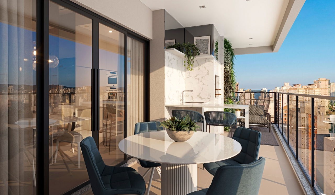 Apartamento em Construção à venda na Meia Praia, Itapema-SC: 3 quartos, 3 suítes, 4 banheiros, 2 vagas de garagem e 120m². Aproveite!