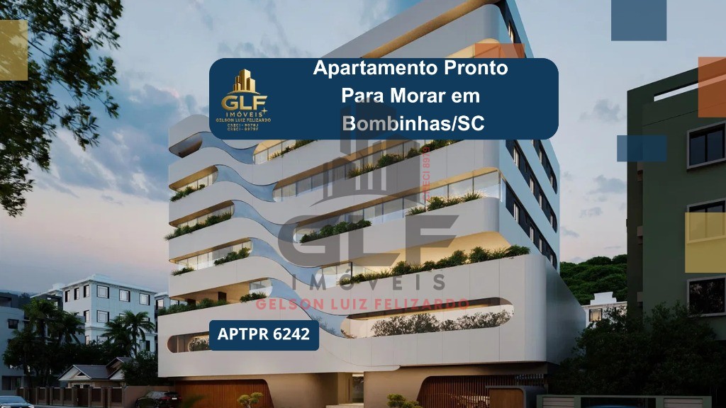 Apartamento pronto em bombinhas/sc com 41,12m² área privativ
