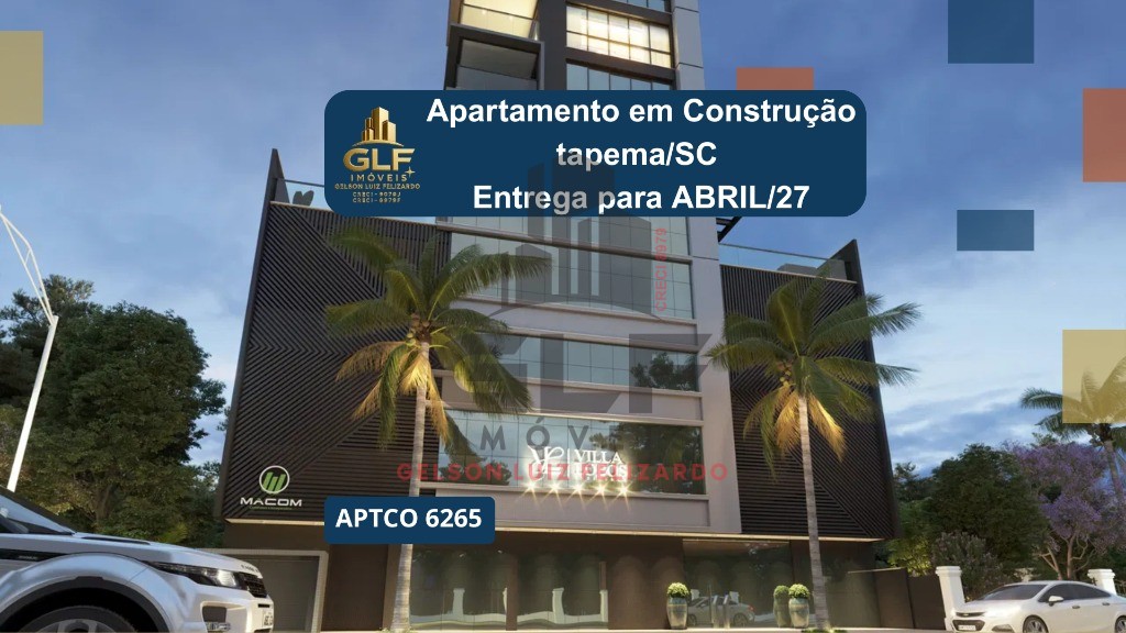 Apartamento Em Construção na cidade de Itapema/SC na Meia Praia, com 135m², 3 Suítes e 2 vagas de garagem. Localização Privilegiada a 250m do mar
