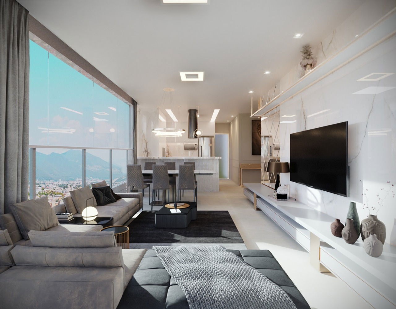 Apartamento em Construção em Porto Belo/SC com 106m² área privativa sendo 3 suítes, 2 vagas de garagem, lazer completo