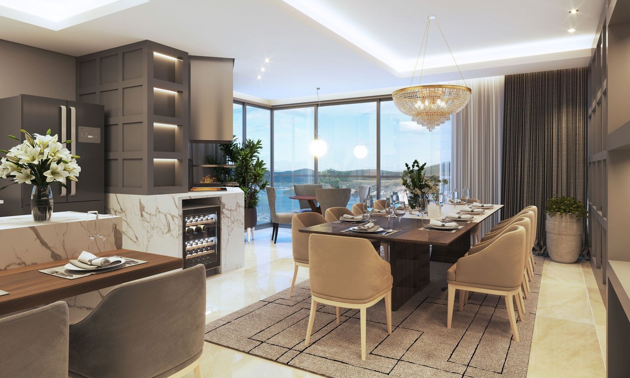 Apartamento em Construção em Itapema/SC na Meia Praia, com 262m² de área total e 3 Suítes, a 260m do mar. Lazer Completo. Ótimo Investimento.