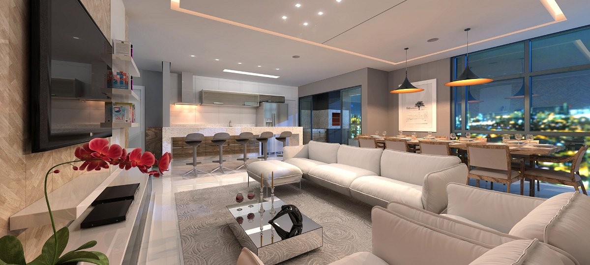 Apartamento pronto em itajaí/sc com 430,00m² área privativa 