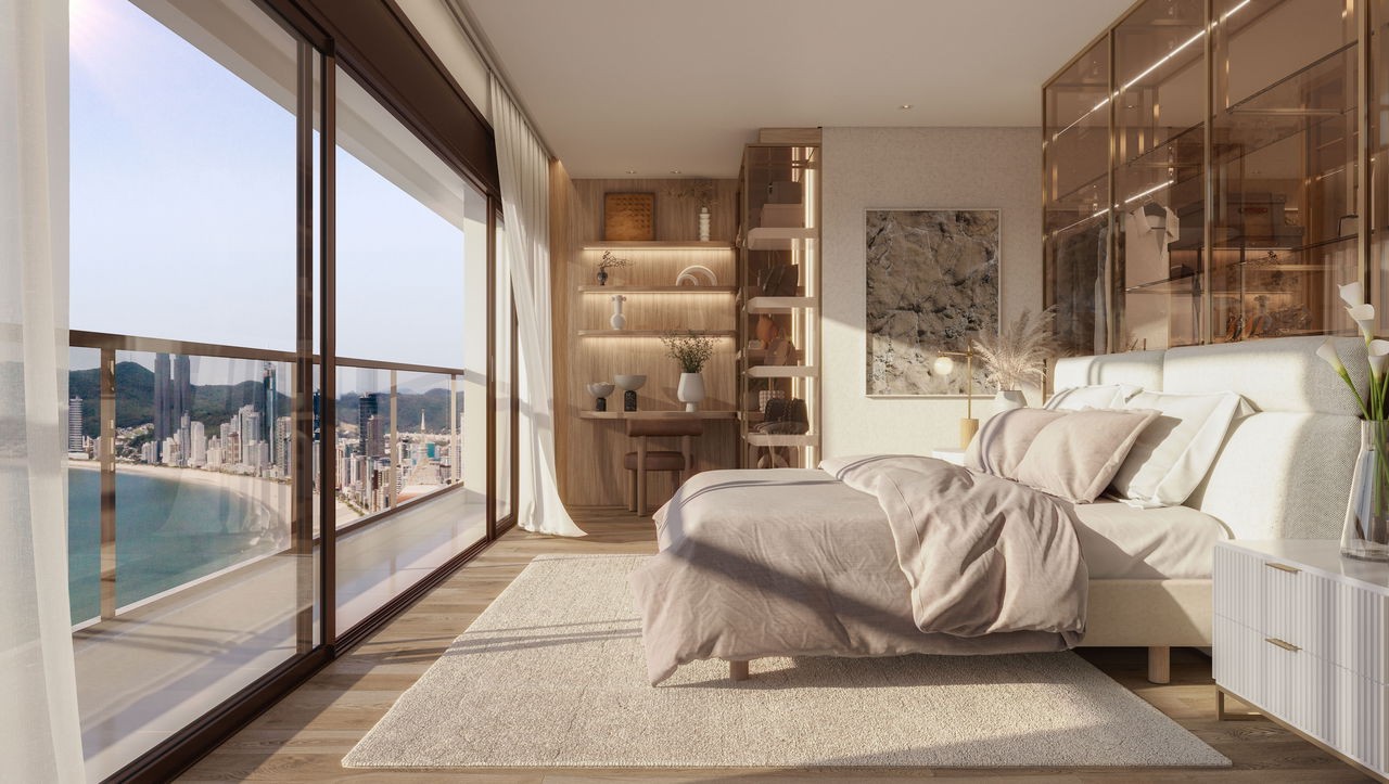 Apartamento de luxo em Construção à venda no Centro de Balneário Camboriú-SC: 4 quartos, 4 suítes, 1 banheiro, 3 vagas, 177,78 m².