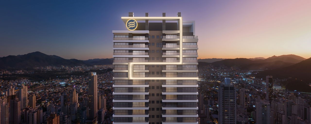 Apartamento de Luxo em Construção à Venda no Centro de Balneário Camboriú-SC: 4 Quartos, 4 Suítes, 5 Banheiros, 3 Vagas de Garagem, 171,66 m² de Área.