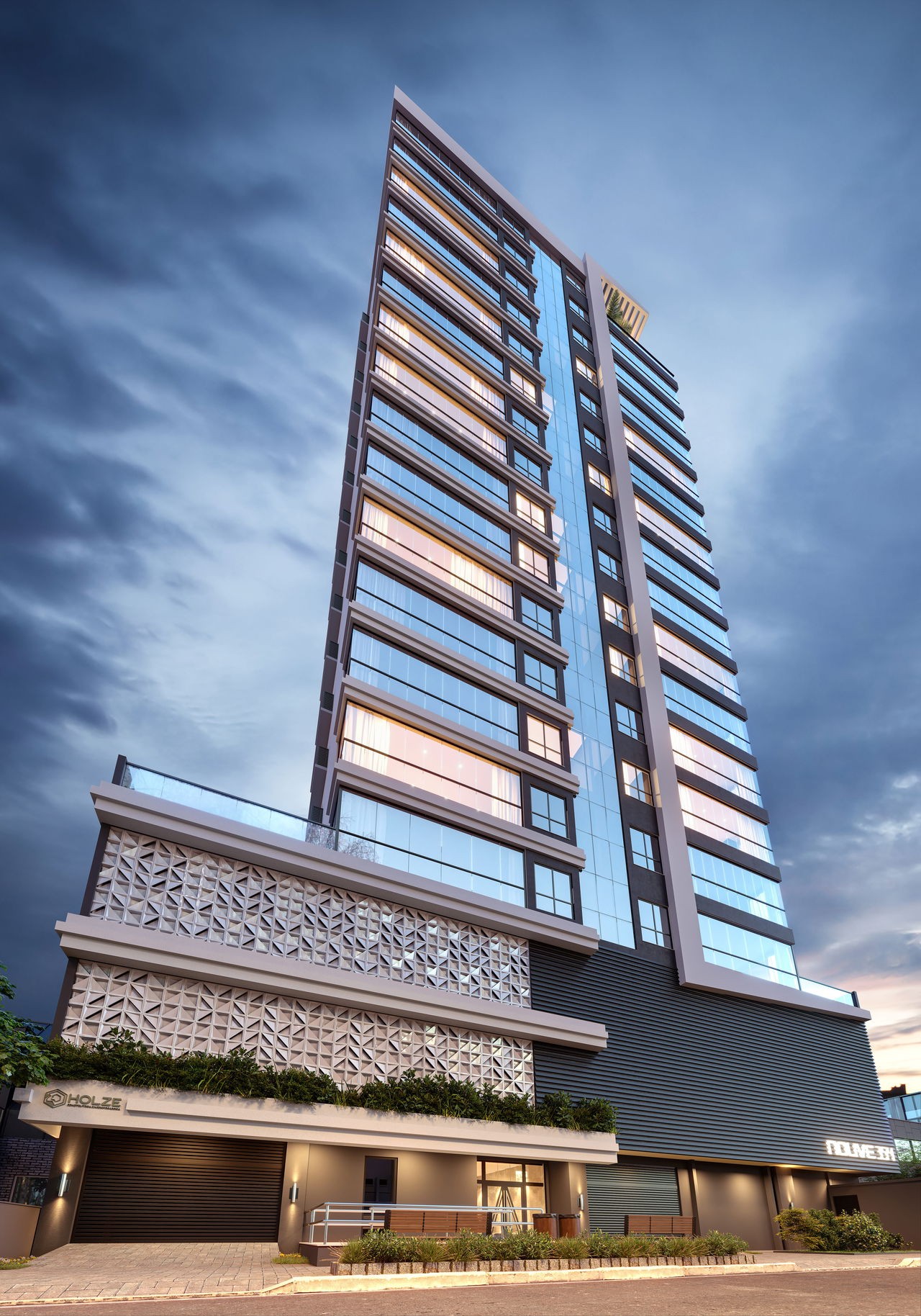 Apartamento em Construção em Porto Belo/SC com 126,61m² área privativa sendo 3 suítes, 2 vagas de garagem, área de lazer completa