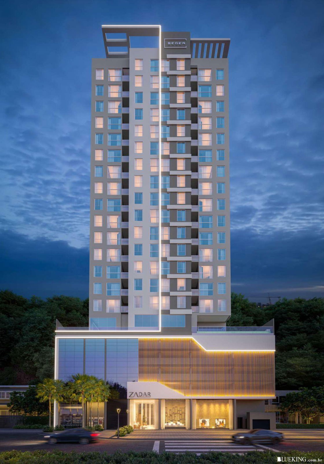 Apartamento em Construção em Itapema/SC com 69m² área privativa sendo sendo 2 suítes, 2 vaga de garagem, lazer completo