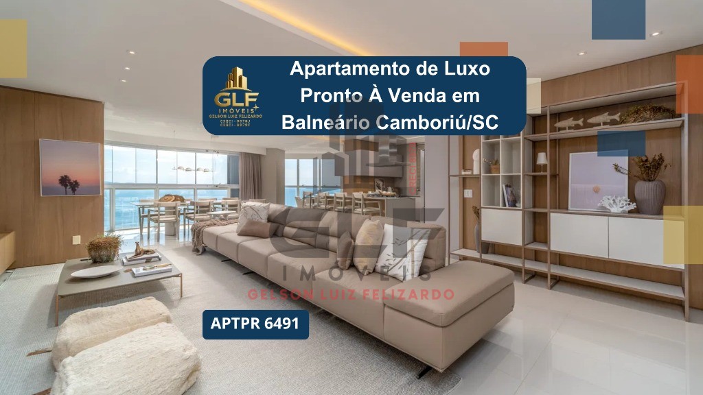 Luxuoso apartamento pronto à venda no Centro de Balneário Camboriú-SC: 4 quartos, 4 suítes, 4 banheiros, 4 vagas de garagem, 233m².