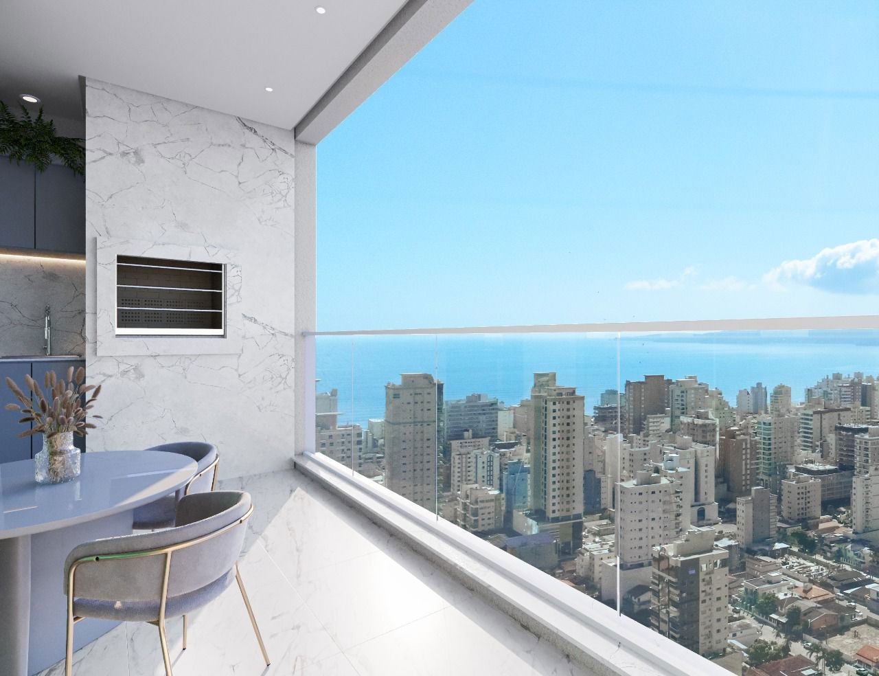 Apartamento em Construção à venda em Itapema-SC, Meia Praia: 3 quartos, 1 suíte, 1 banheiro, 100,88 m² de área.