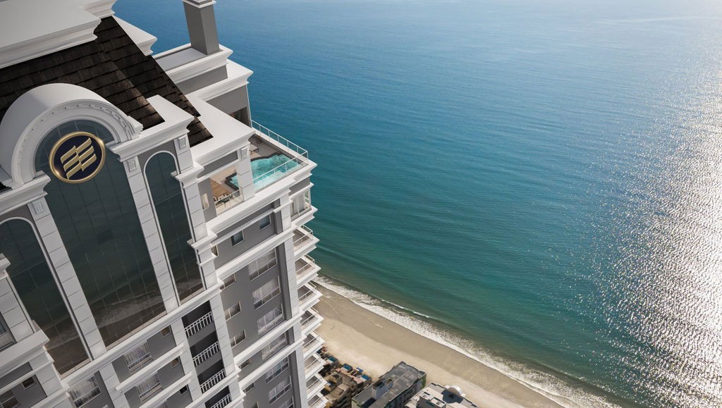 Venda de Luxuoso Apartamento em Construção de 4 Quartos na Meia Praia, Itapema-SC: 4 Suítes, 1 Banheiro, 3 Vagas, 213,72m².