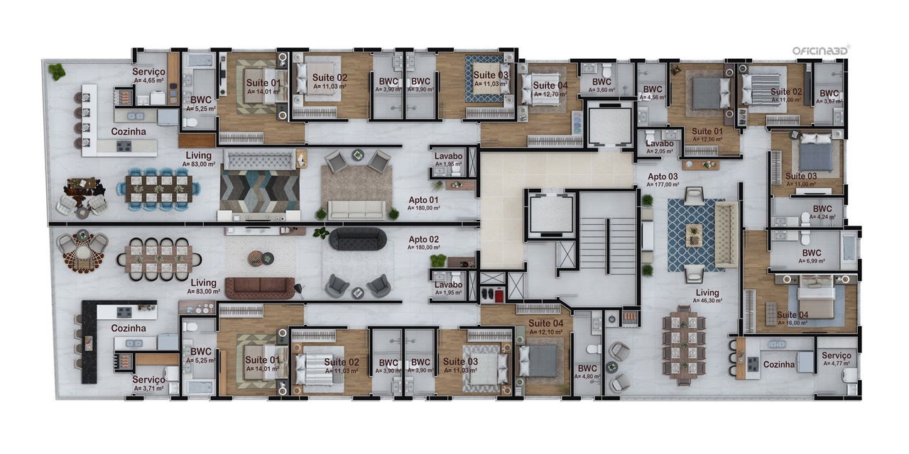 Apartamento de Luxo Frente Mar Pronto Para Morar em Itapema/SC, bairro Meia Praia. 180m², 4 suítes e 3 vagas de garagem. Localização privilegiada.