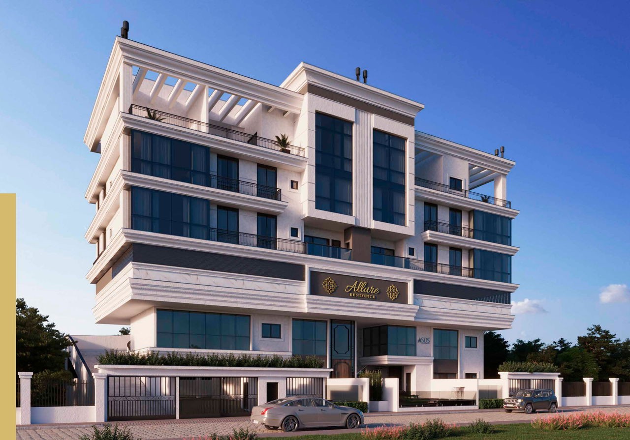 Apartamento em construção em bombinhas/sc com 101,30m² área 
