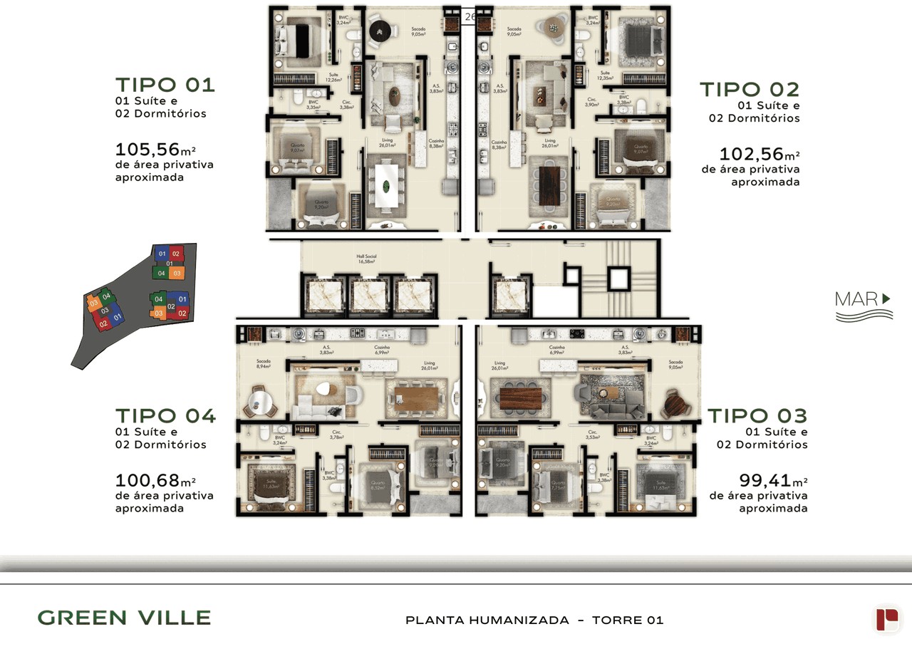 Apartamento em Construção de 3 quartos com suíte na Meia Praia: sua oportunidade de investimento em Itapema-SC!