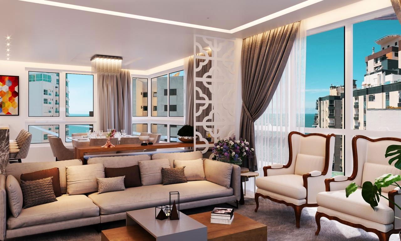 Apartamento de luxo pronto na cidade de Balneário Camboriú/SC, no bairro Centro, com 4 Suítes e 3 Vagas de Garagem. Localização Privilegiada.