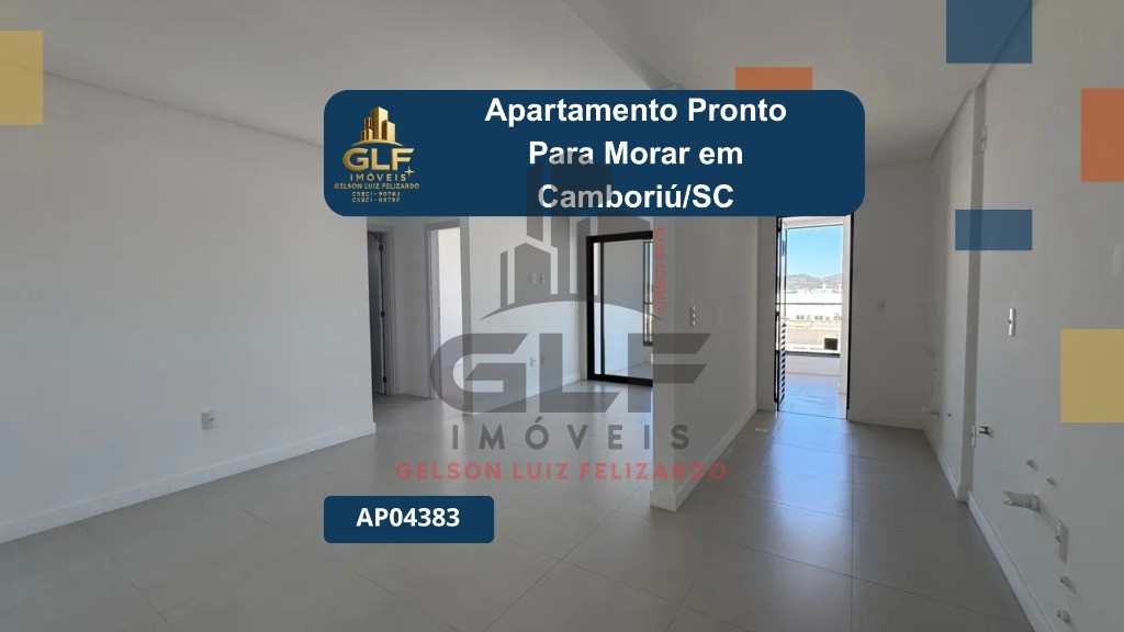 Apartamento pronto para morar em camboriú/sc com 70m² área p