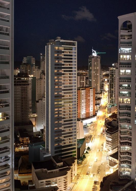 Apartamento em Construção em Balneário Camboriú/SC com 177,10m² área privativa sendo 4 suítes, 3 vagas de garagem