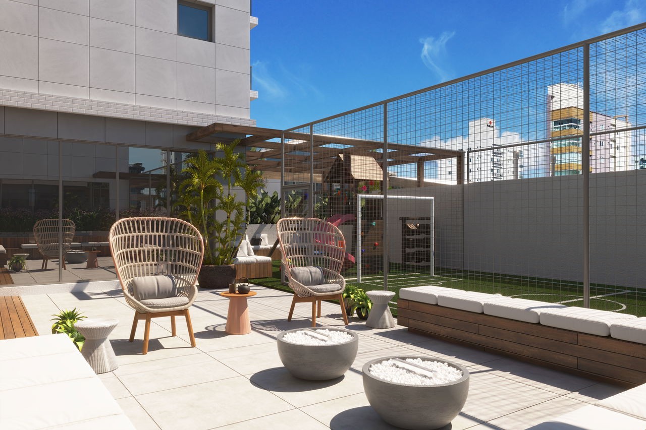 Apartamento Em Construção em Itapema/SC, no bairro Meia Praia, com 262m² de área total, 3 suítes e 3 vagas de garagem, Lazer Completo. A 300m do mar