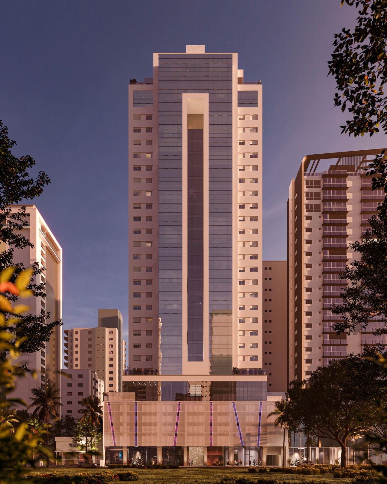 Apartamento em Construção em Balneário Camboriú/SC com 173,79m² área privativa sendo 4 suítes 3 vagas de garagem