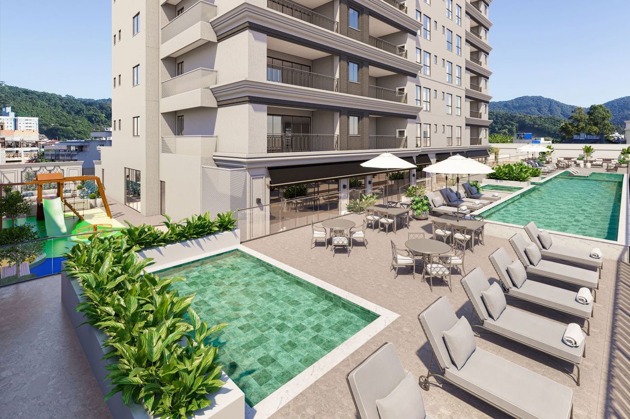 Imperdível apartamento em Construção à venda no Centro de Itapema-SC: 4 quartos, 4 suítes, 5 banheiros, 3 vagas de garagem e 165m² de área.