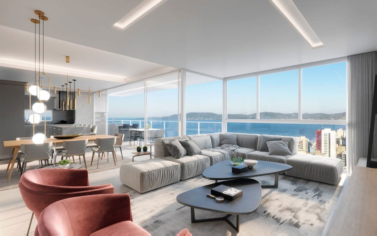 Imperdível oportunidade de investimento: Apartamento em Construção sendo 3 suítes na Meia Praia, Itapema-SC, com 140m² e 2 vagas de garagem!