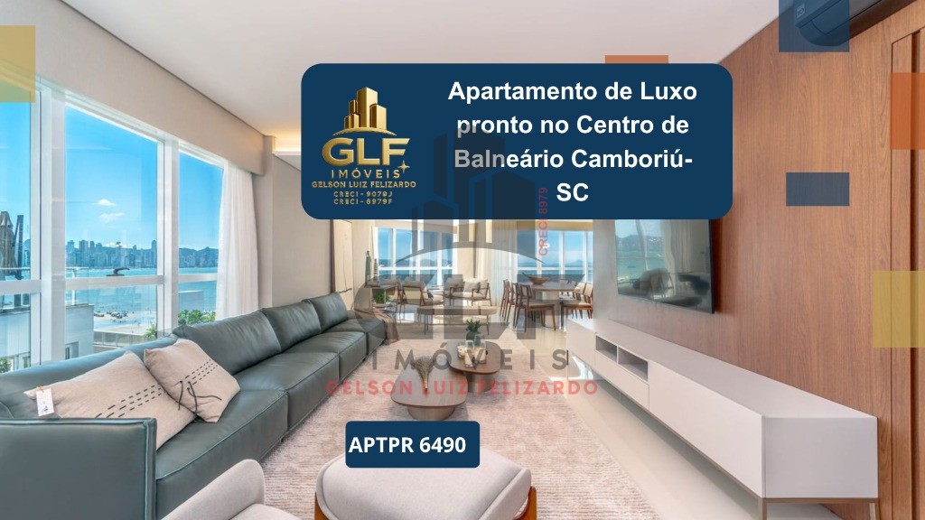 Apartamento de Luxo pronto à Venda no Centro de Balneário Camboriú-SC: 4 Quartos, 4 Suítes, 5 Banheiros, 4 Vagas de Garagem, 237m² de Área