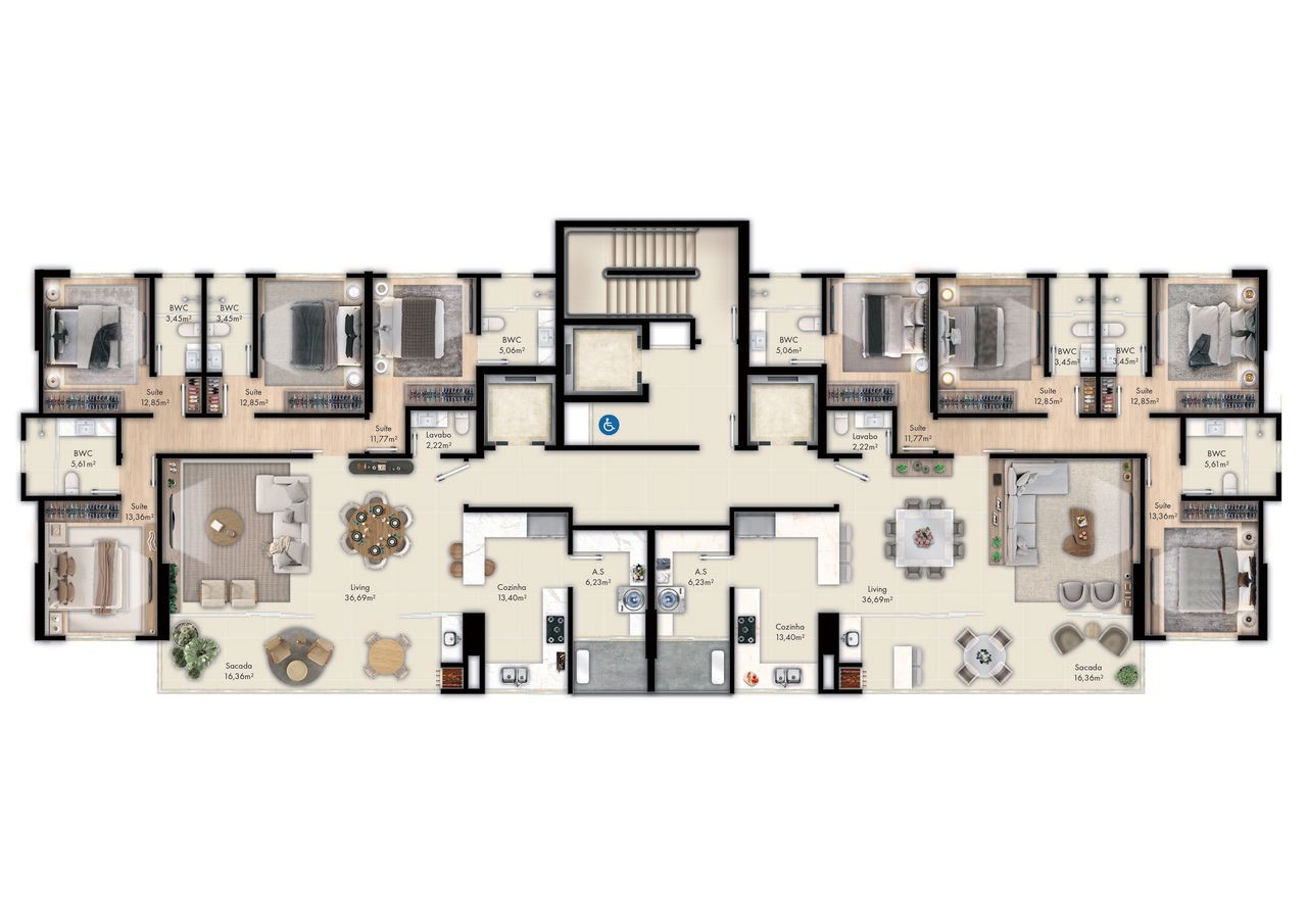 Confira este apartamento em Construção de 4 quartos na Meia Praia, Itapema-SC, com 4 suítes, 4 banheiros, 3 vagas de garagem e 172,11m² de área!