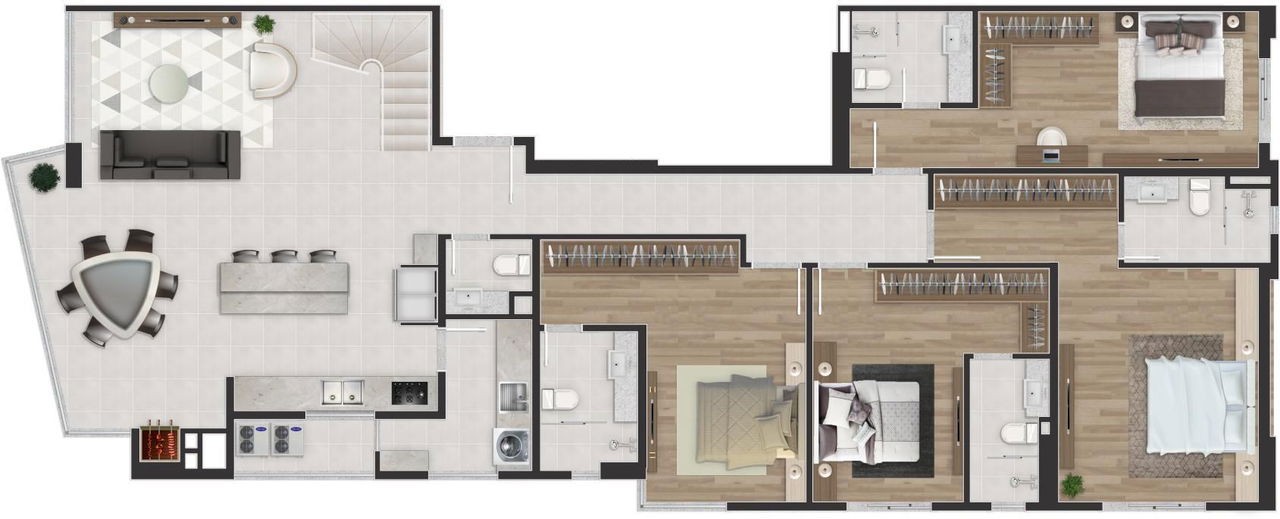 Imperdível: Apartamento de Luxo Pronto com 4 Quartos e 4 Suítes no Centro de Balneário Camboriú-SC