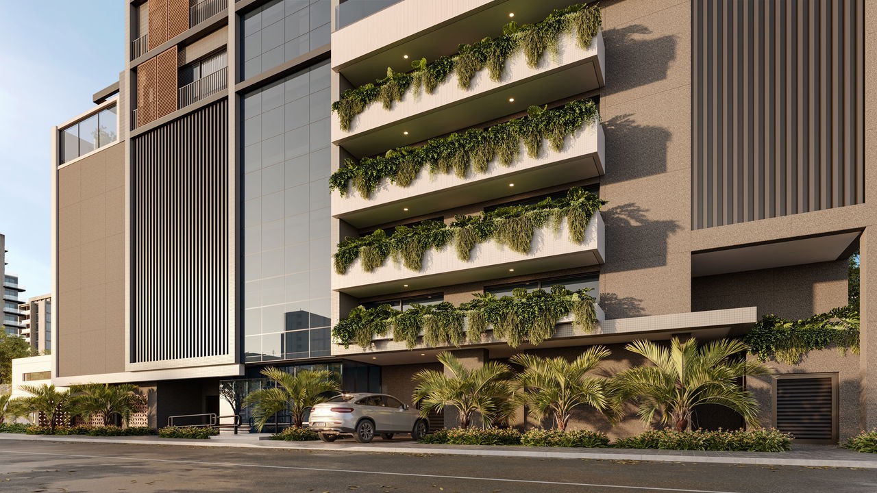 Apartamento em construção em itapema/sc com 219,24m² área pr