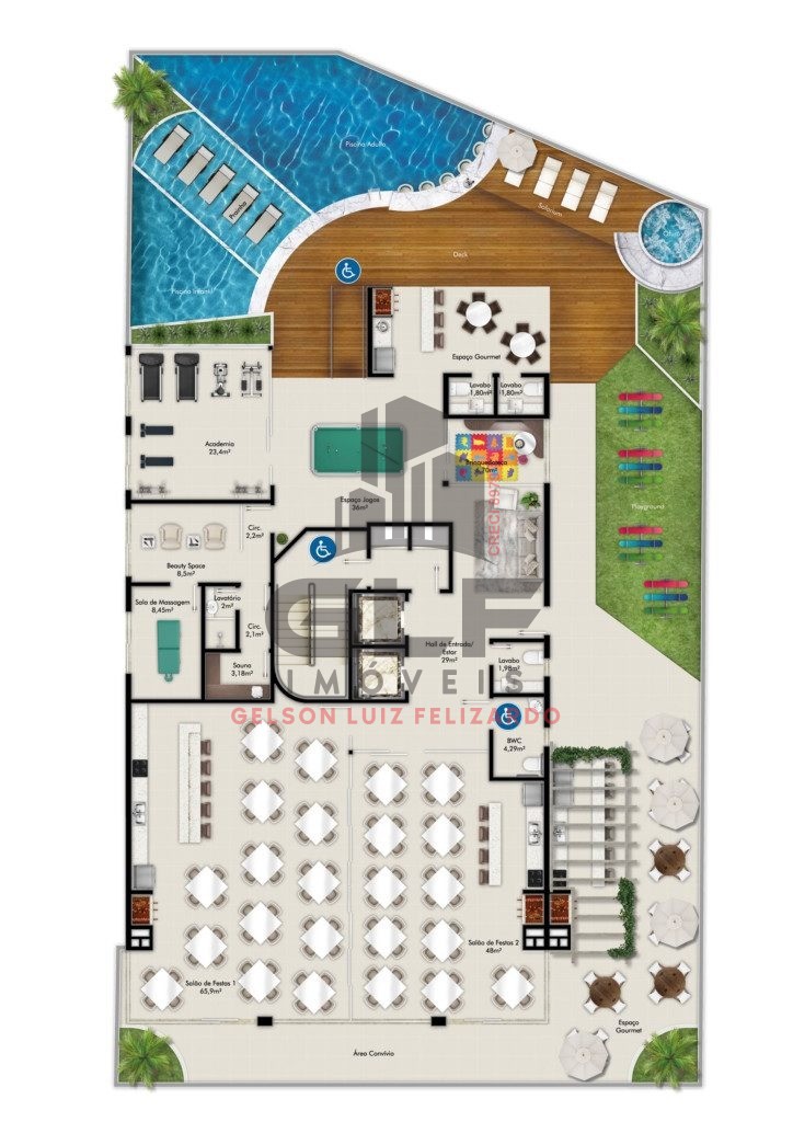 Apartamento de luxo à venda em porto belo/sc, com 142m² de á