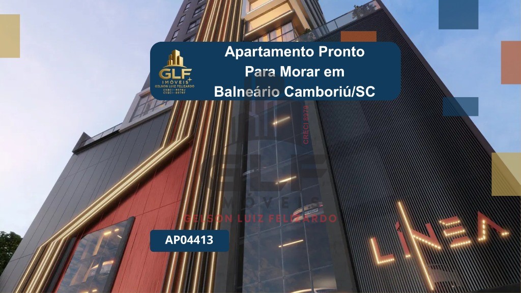 Apartamento em Construção em Balneário Camboriú/SC com 186,00m² área privativa sendo 4 suítes 3 vagas de garagem, área de lazer completa