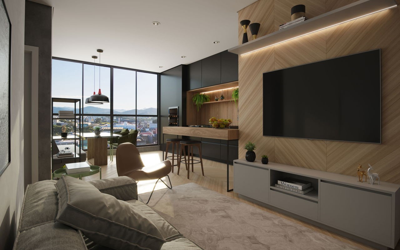 Apartamento Pronto em Camboriú/SC com 90,79m² área privativa, com 3 dormitórios sendo 1 suíte,2 vagas de garagem, área de lazer completa