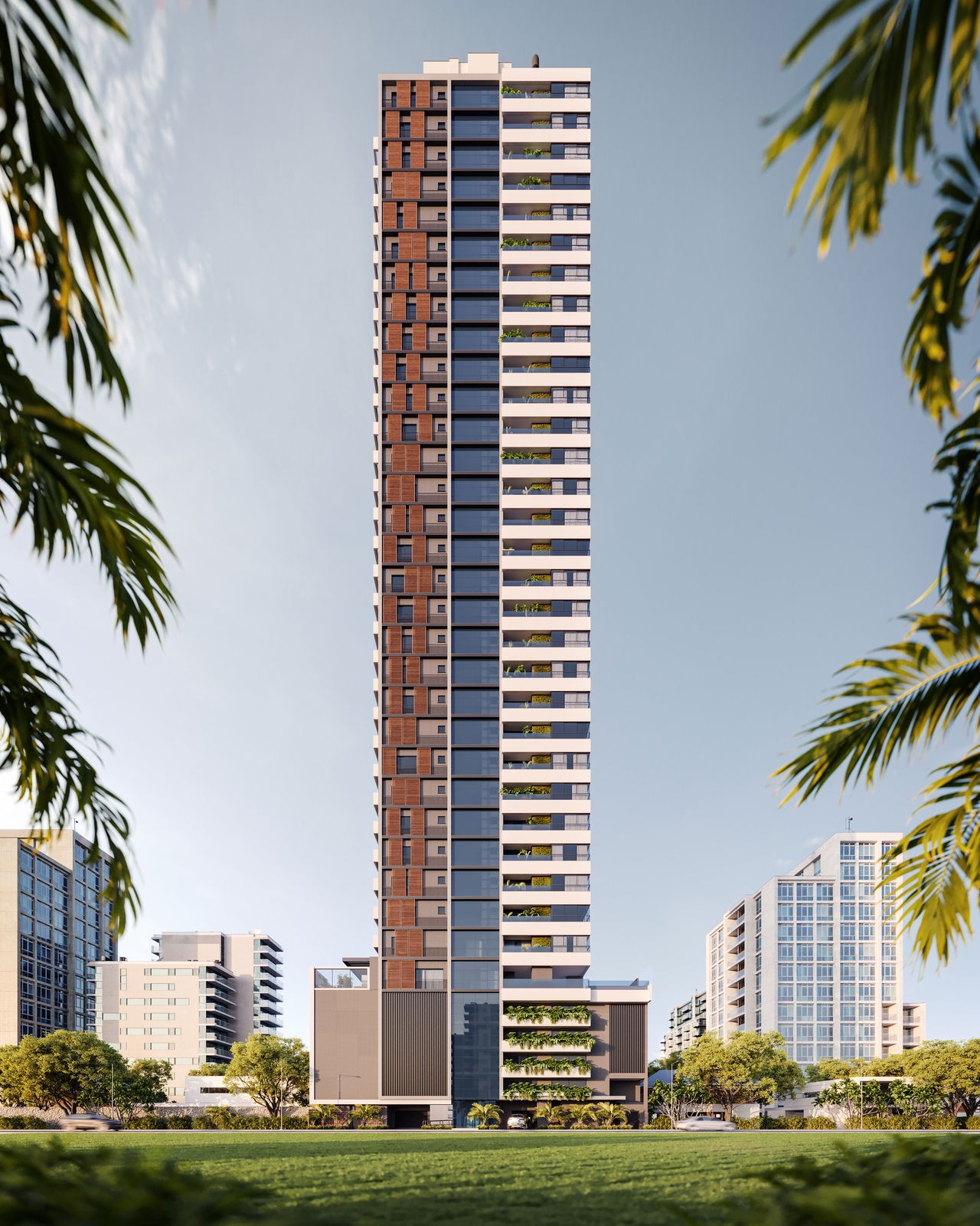 Apartamento em construção em itapema/sc com 219,24m² área pr