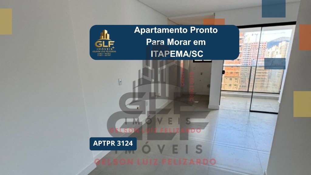 Apartamento Pronto em Itapema/SC bairro Morretes, com 62m² área privativa sendo 2 dormitórios e 1 suíte, 1 vaga de garagem lazer completo