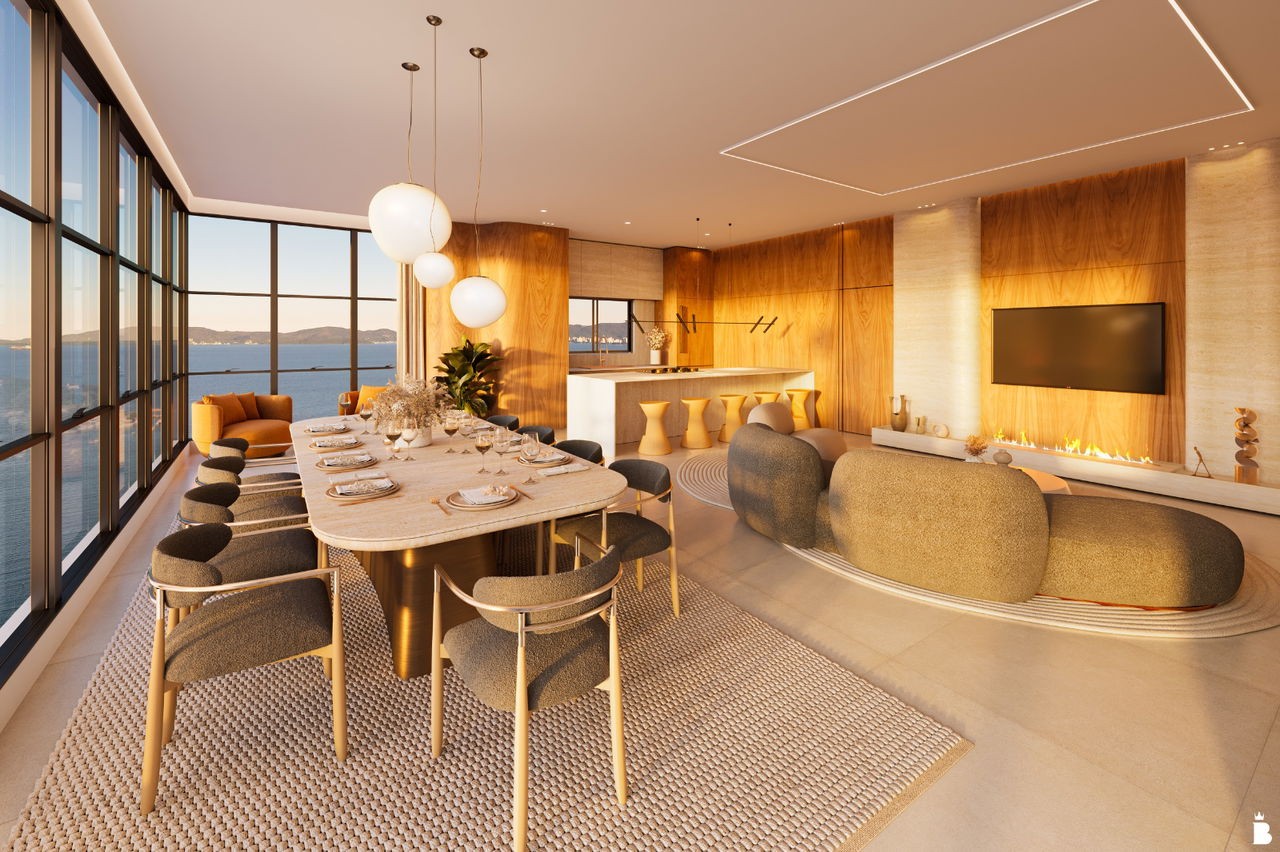 Apartamento Pré Lançamento de Luxo em Itapema/SC com 378m² área privativa sendo 5 suítes 4 vagas de garagem, área de3 lazer completa